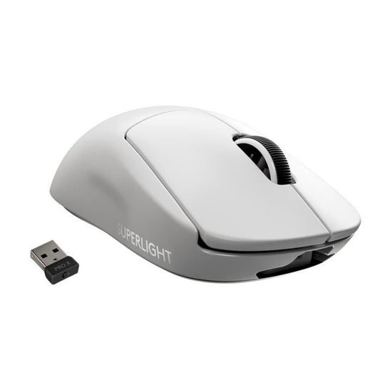 Souris Gaming - sans fil - LOGITECH G - PRO X SUPERLIGHT - Blanc