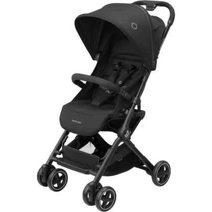 MAXI-COSI Poussette canne ultra compacte Lara 2, de la naissance a 4 ans, jusqu'a 22kg, pliage facile, Essential Black