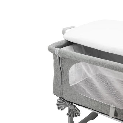 Lit bébé cododo NANIA DODI - Lit d'appoint 2 en 1 - Ultra confort matelas 4cm d'épaisseur - L 80 x l 42 cm