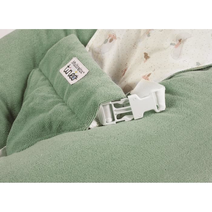 Coussin d'allaitement Multirelax éponge vert TINEO