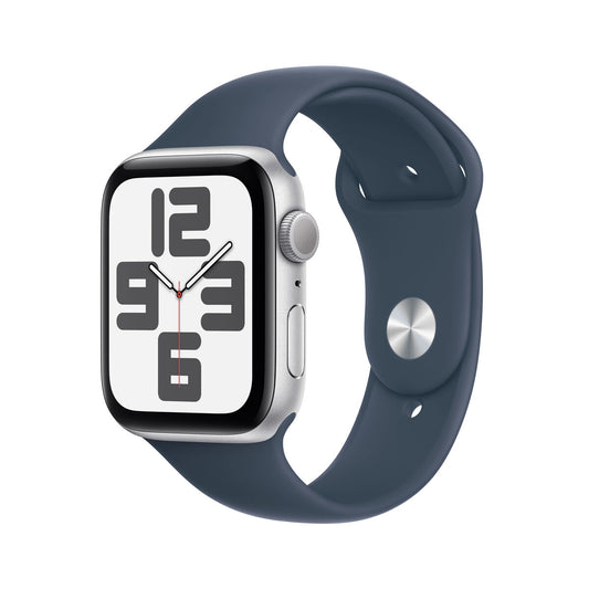 Montre intelligente Apple Watch SE Bleu Argenté 44 mm