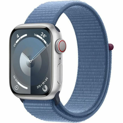 Montre intelligente Apple Series 9 Bleu Argenté 41 mm