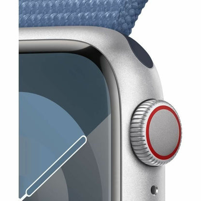 Montre intelligente Apple Series 9 Bleu Argenté 41 mm