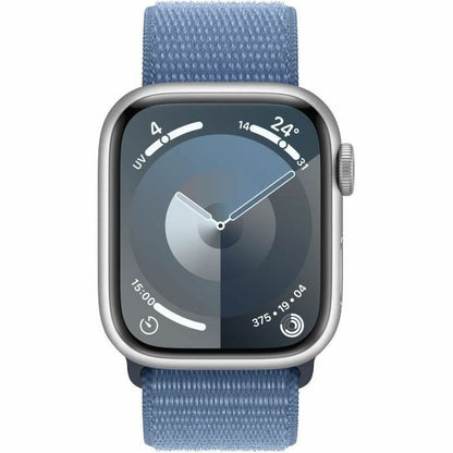 Montre intelligente Apple Series 9 Bleu Argenté 41 mm