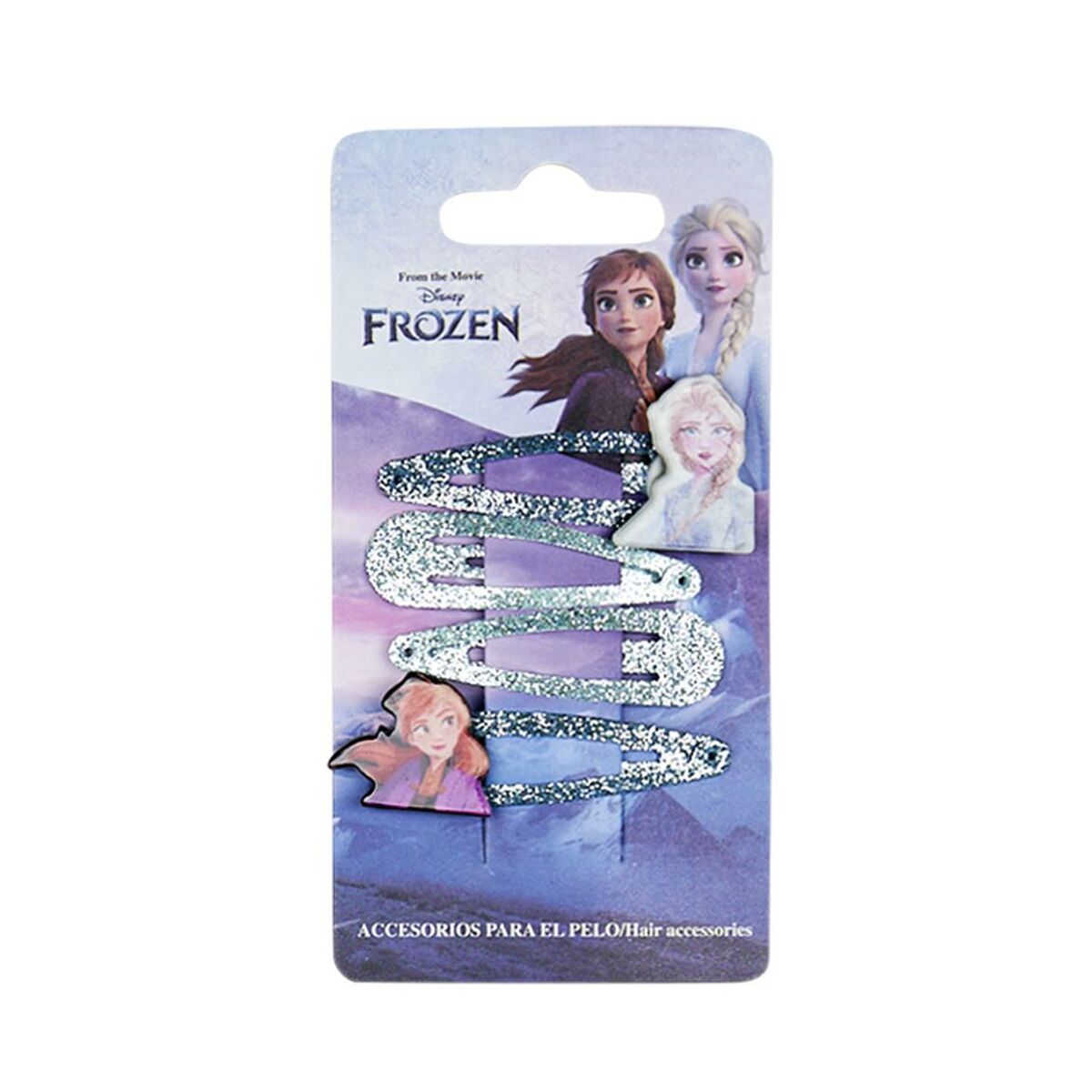 Pinces à cheveux Frozen 4 Pièces Multicouleur