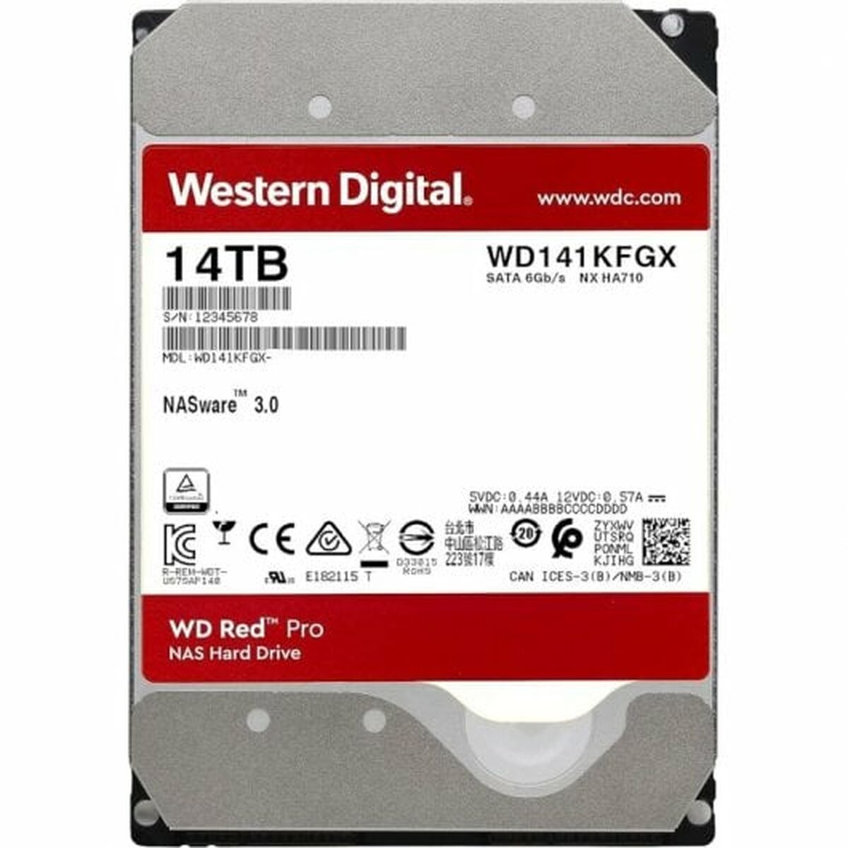 Disque dur Western Digital Red Pro 3.5" 14 TB