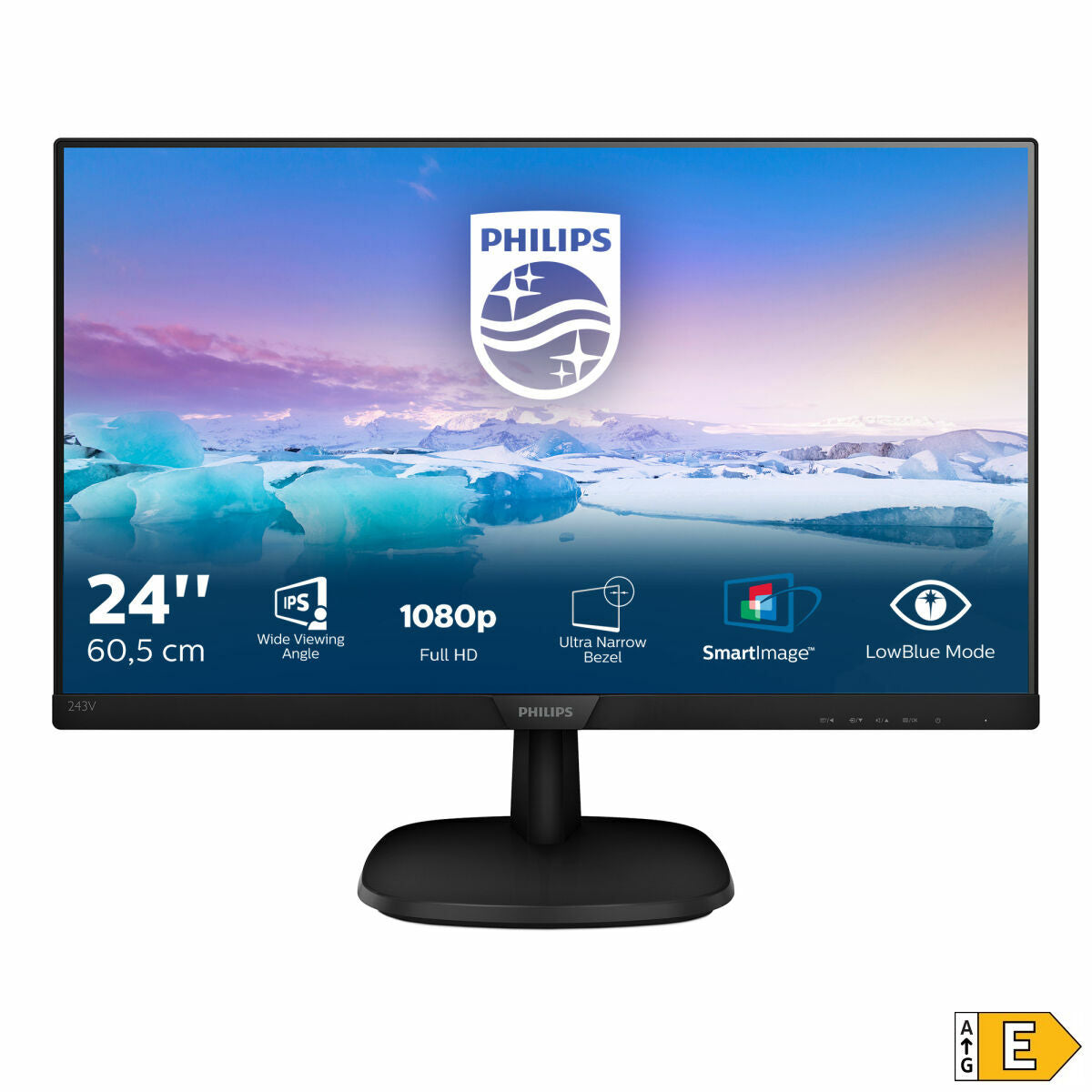 Écran Philips 243V7QDAB/00 23,8" LED IPS Flicker free 50-60  Hz