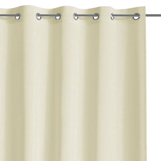 Rideau – voilage VOILE couleur beige anneaux voile 300x160 ameliahome