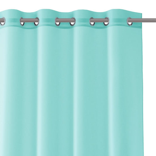 Rideau – voilage VOILE couleur turquoise anneaux voile 300x160 ameliahome