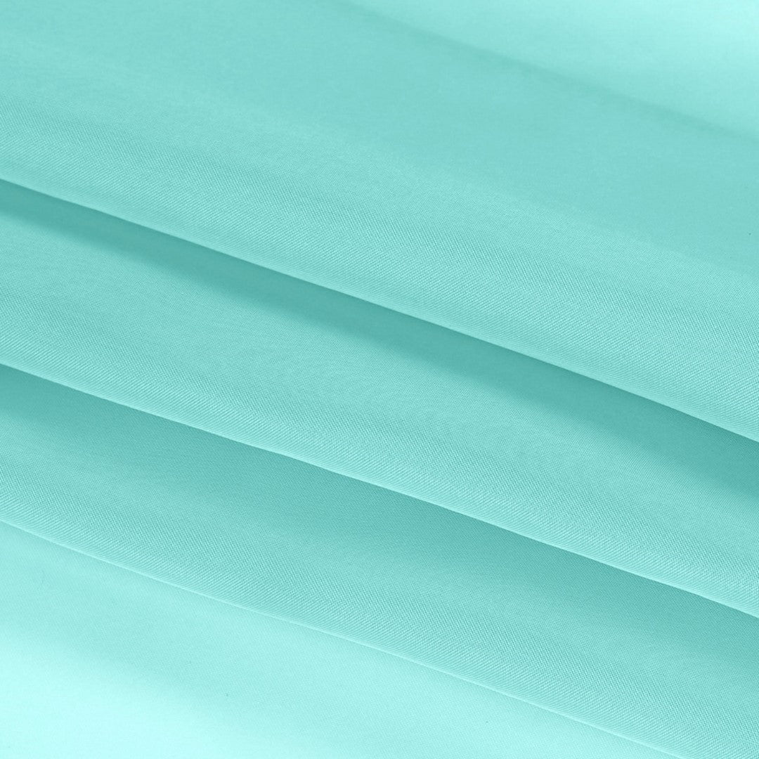 Rideau – voilage VOILE couleur turquoise anneaux voile 300x160 ameliahome