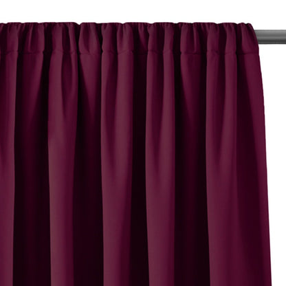 Rideau BLACKOUT couleur violet style classique bande blackout 140x270 ameliahome