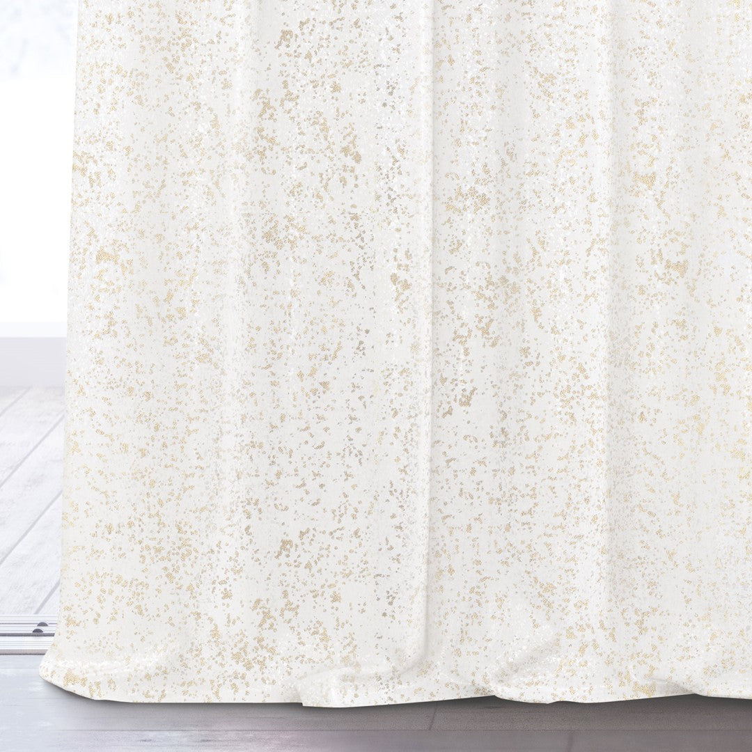 Rideau – voilage SAND couleur blanc imprimé anneaux voile 140x270 ameliahome