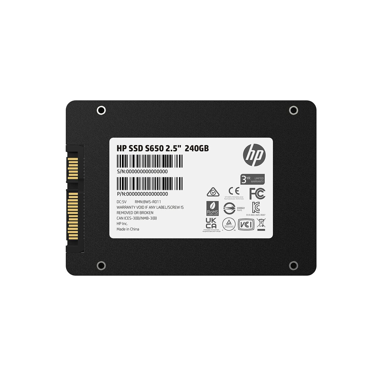 Disque dur HP 345M8AA 3,5" 240 GB SSD