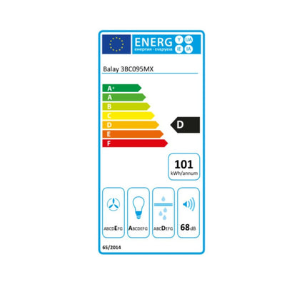 Hotte standard Balay 3BC095MX 90 cm 527 m³/h 210W D