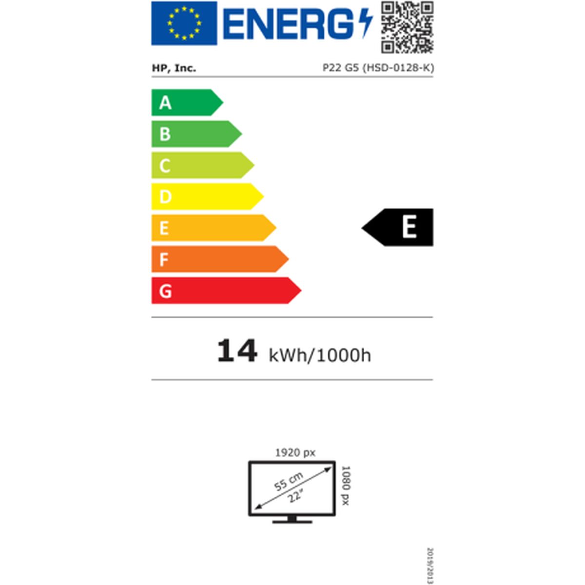 Écran HP P22 G5 21,5" IPS Flicker free