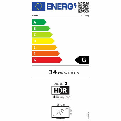 Écran Asus 90LM05B0-B01170 28" LED IPS HDR10 AMD FreeSync Flicker free