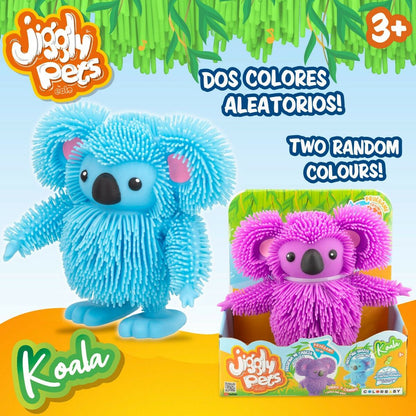 Jouet Peluche Eolo Jiggly Pets Koala 18 x 16 x 9,5 cm (4 Unités)