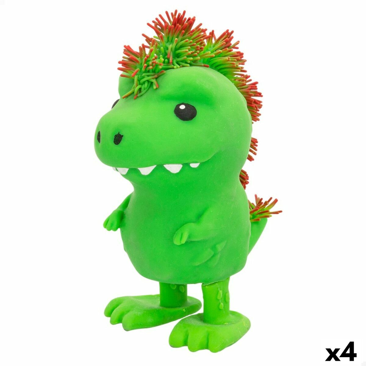 Jouet Peluche Eolo Jiggly Pets Dinosaure 10 x 20,5 x 15 cm (4 Unités)