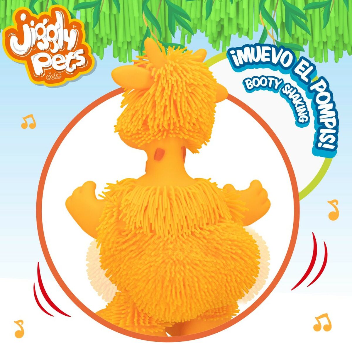 Jouet Peluche Eolo Jiggly Pets Girafe 21 x 28,5 x 16 cm (4 Unités)