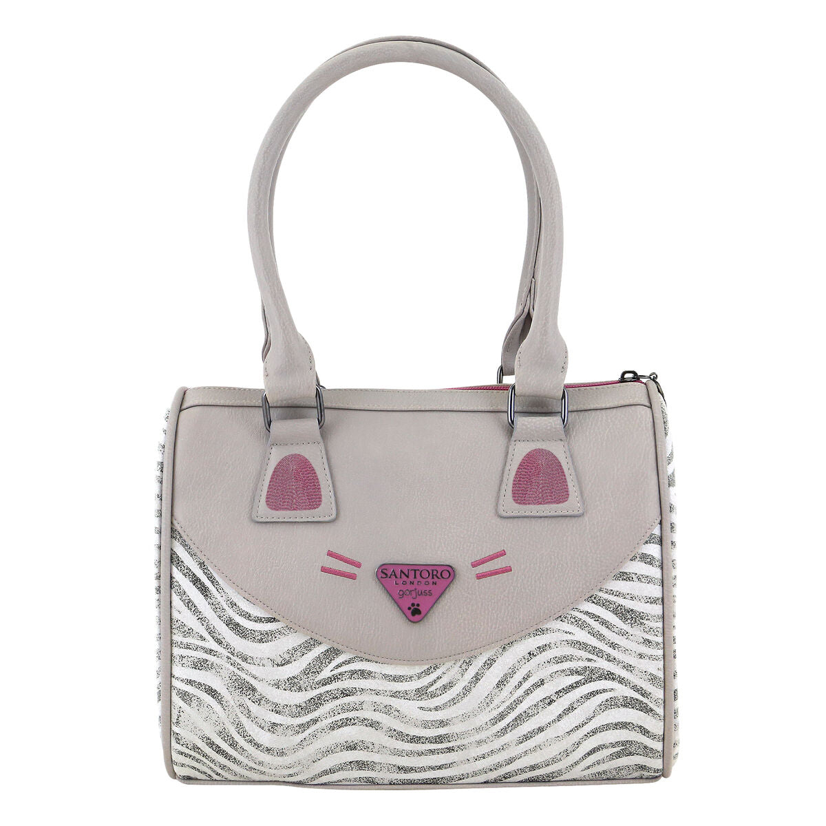 Sac à main Gorjuss Ruby wild Gris (28 x 22 x 13 cm) pour fille