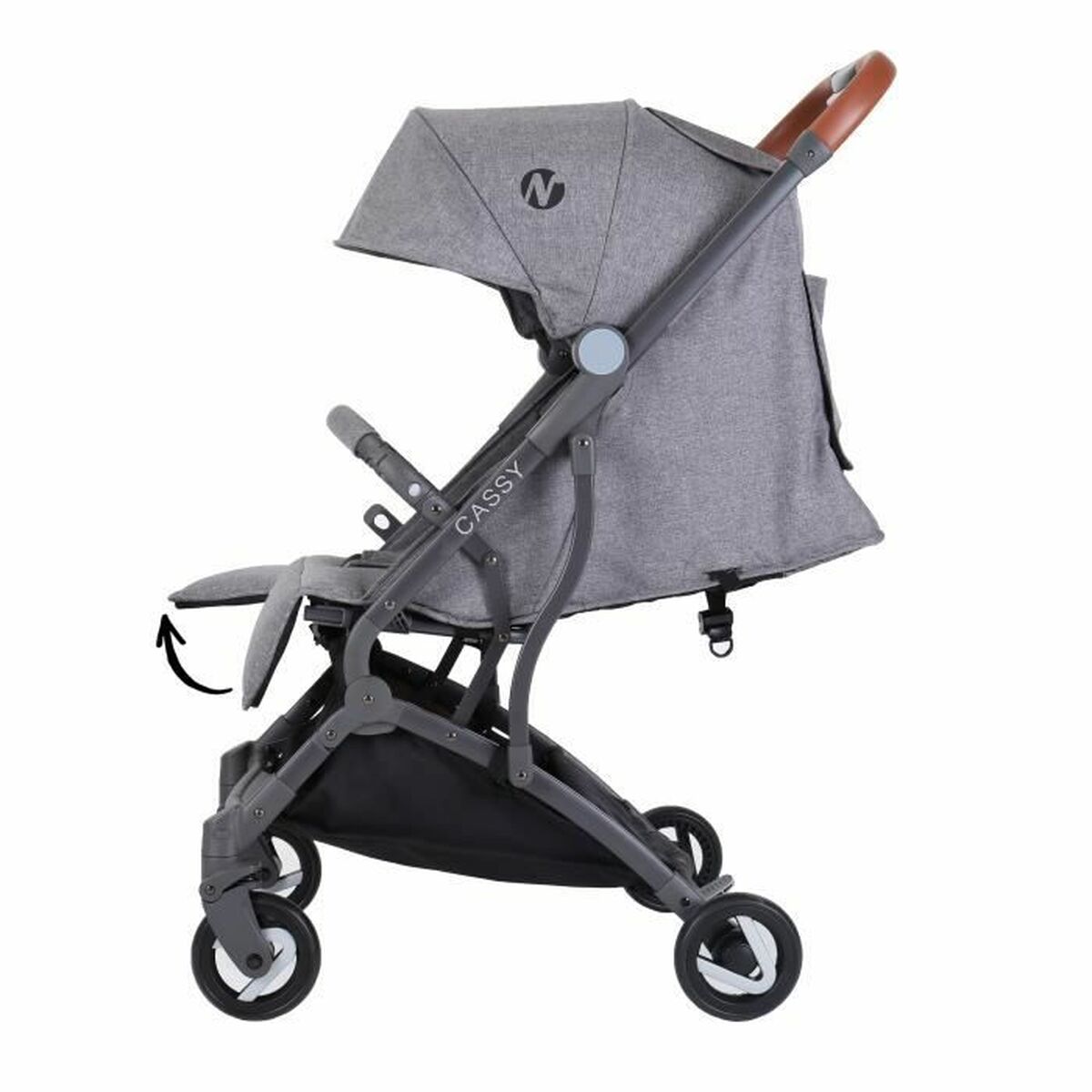 Poussette pour bébé Nania Cassy Gris