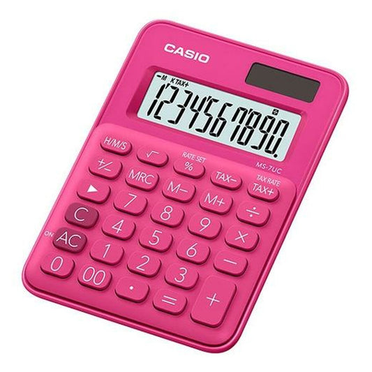 Calculatrice Casio MS-7UC-RD Rouge