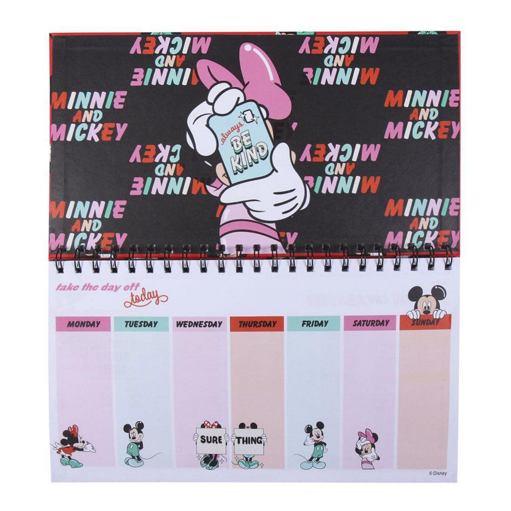 Planificateur hebdomadaire Minnie Mouse Bloc (35 x 16,7 x 1 cm)