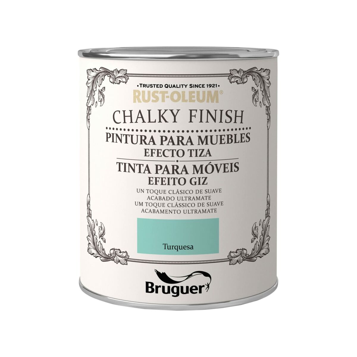 Peinture Bruguer Chalky Finish Turquoise 750 ml