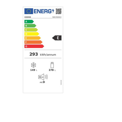 Réfrigérateur américain Hisense RQ515N4AC2  182 Acier inoxydable (79.4 x 64.3 x 181.65 cm)