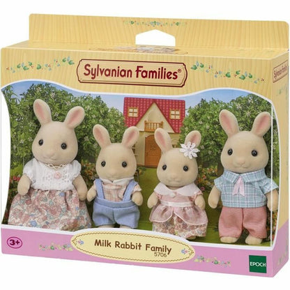 Figurine Sylvanian Families 5706 Lapin Famille 4 Pièces