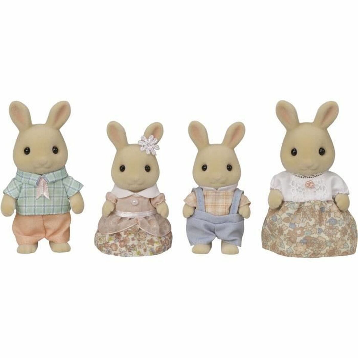 Figurine Sylvanian Families 5706 Lapin Famille 4 Pièces