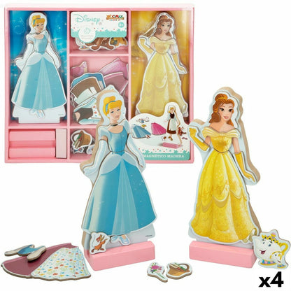 Figurines Princesses Disney 45 Pièces 4 Unités 9 x 20,5 x 1,2 cm