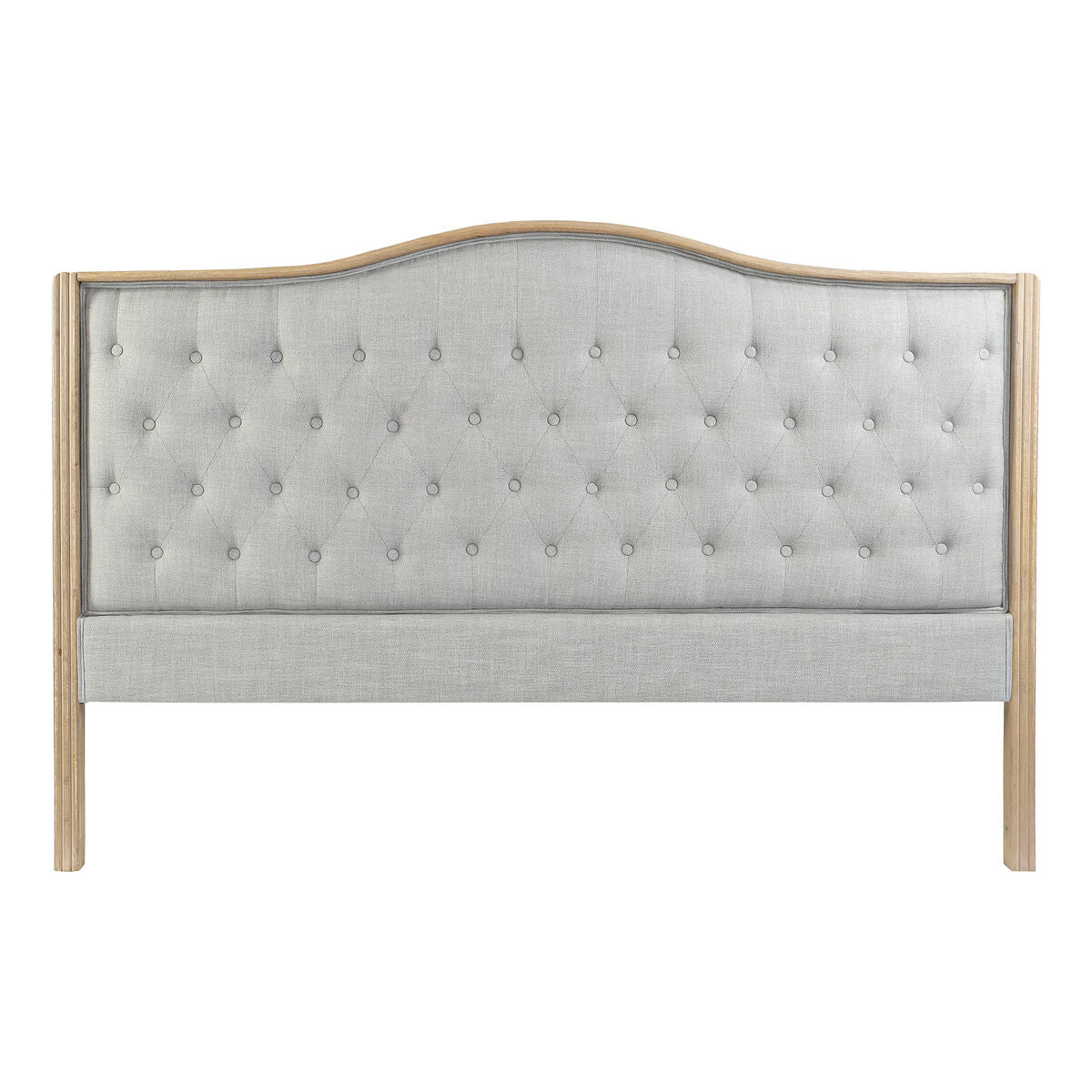 Tête de lit DKD Home Decor Gris foncé Bois d'hévéa 160 x 10 x 120 cm