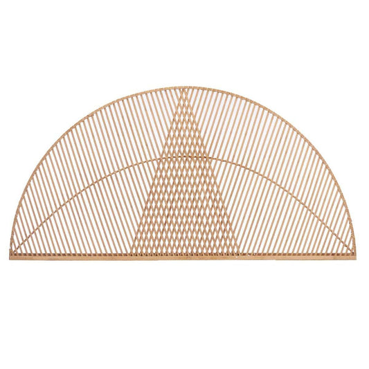 Tête de lit Triangle Marron Rotin 160 x 80,5 x 2 cm