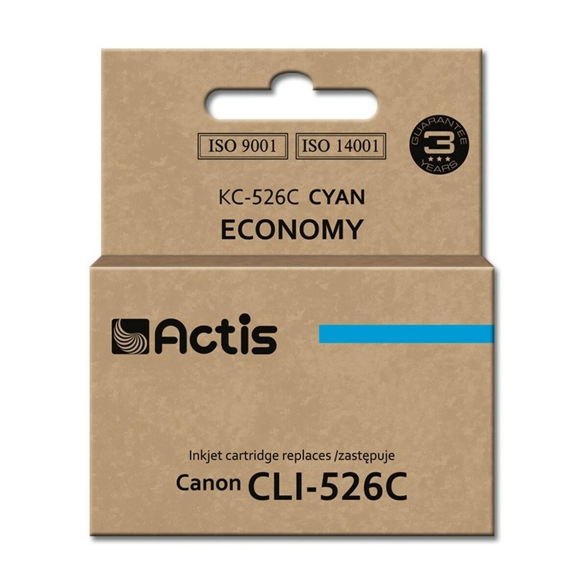 Cartouche d'encre originale Actis KC-526C Cyan