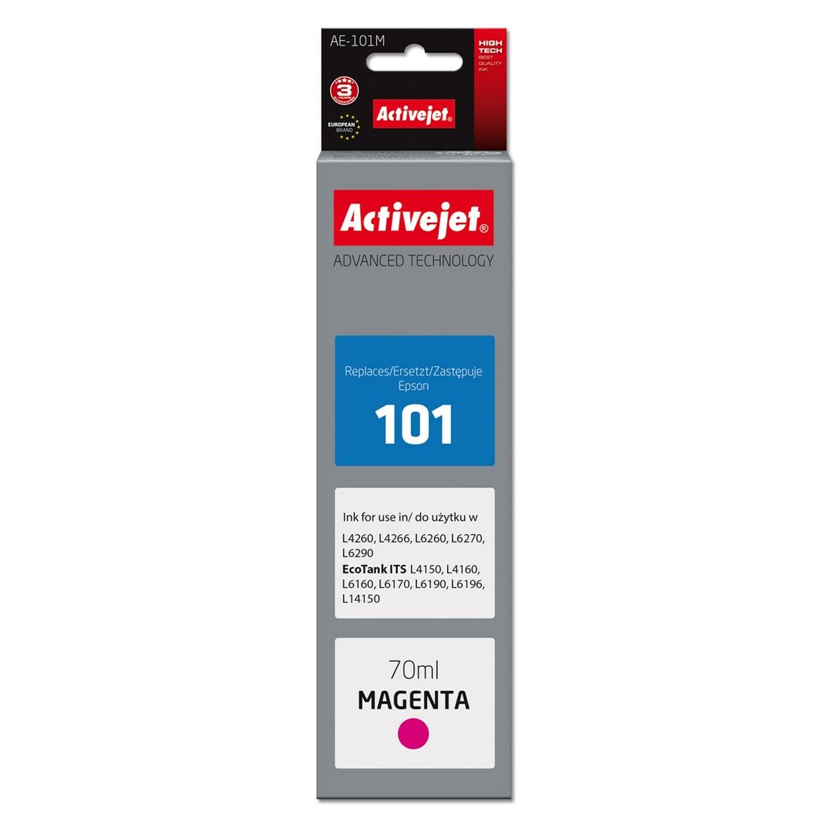 Cartouche d'encre originale Activejet AE-101M Magenta