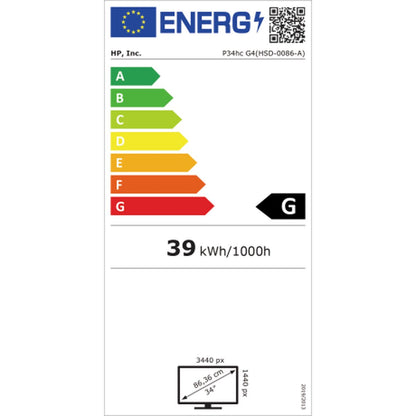 Écran HP P34hc G4 34" LED IPS