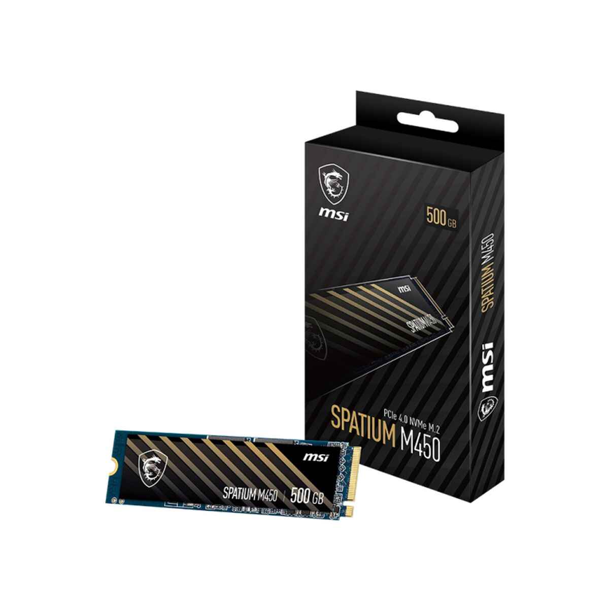 Disque dur MSI SPATIUM M450 PCIE 4.0 NVME M.2 500 GB SSD