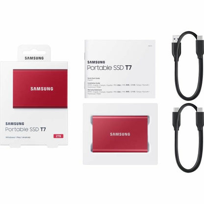 Disque Dur Externe Samsung Portable SSD T7 2 TB SSD