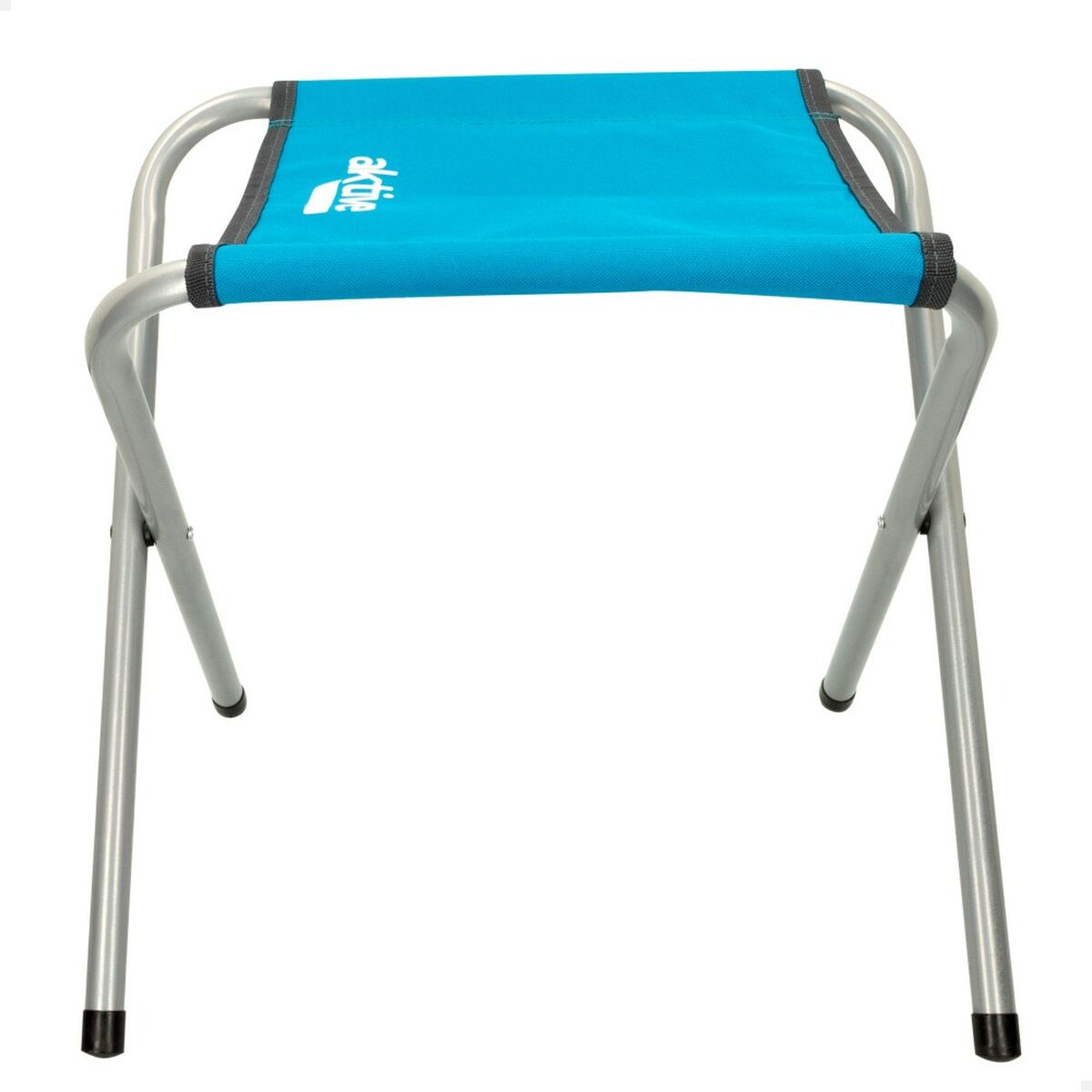 Tabouret Pliant Aktive Bleu Camping 30 x 37 x 40 cm (4 Unités)