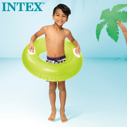 Bouée Gonflable Donut Intex 76 x 15 x 76 cm (24 Unités)