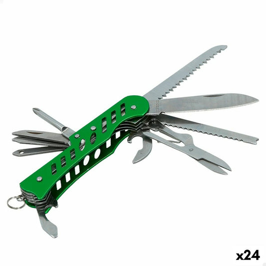 Couteau suisse Aktive Vert Camping 2,5 x 9 x 1,2 cm (24 Unités)