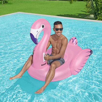 Bouée Bestway Flamant rose 153 x 143 cm