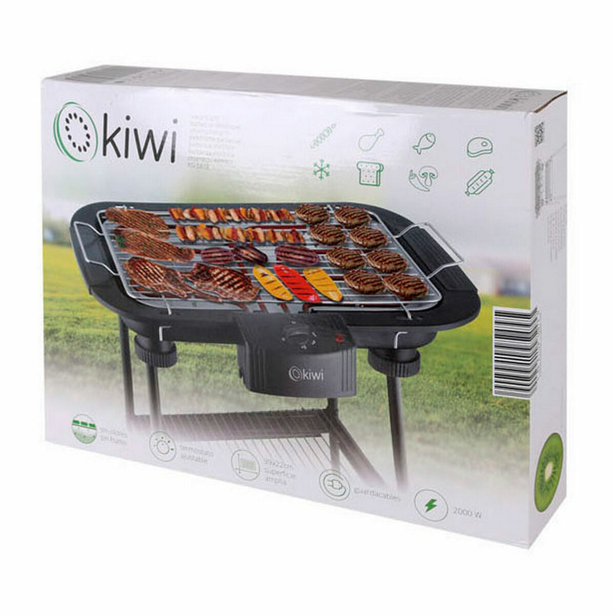 Barbecue Électrique Kiwi 2000 W