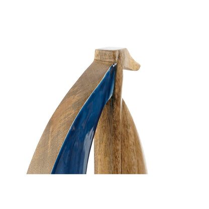 Figurine Décorative Home ESPRIT Bleu Naturel méditerranéen 17 x 2,5 x 25 cm