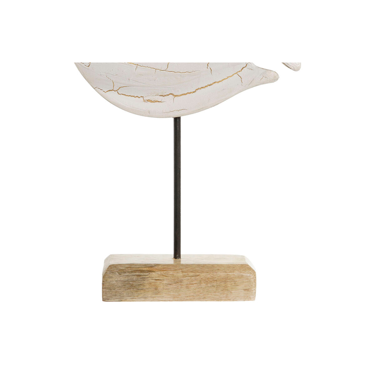 Figurine Décorative Home ESPRIT Blanc Naturel Poisson méditerranéen 18 x 5 x 24 cm