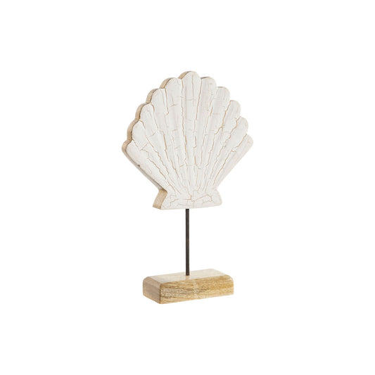 Figurine Décorative Home ESPRIT Blanc Naturel Coquillage méditerranéen 18 x 5 x 28 cm