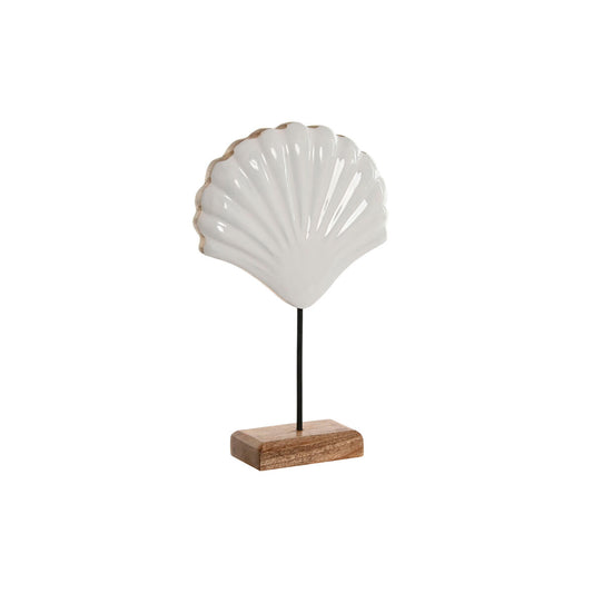 Figurine Décorative Home ESPRIT Blanc Naturel Coquillage méditerranéen 17 x 5 x 29 cm