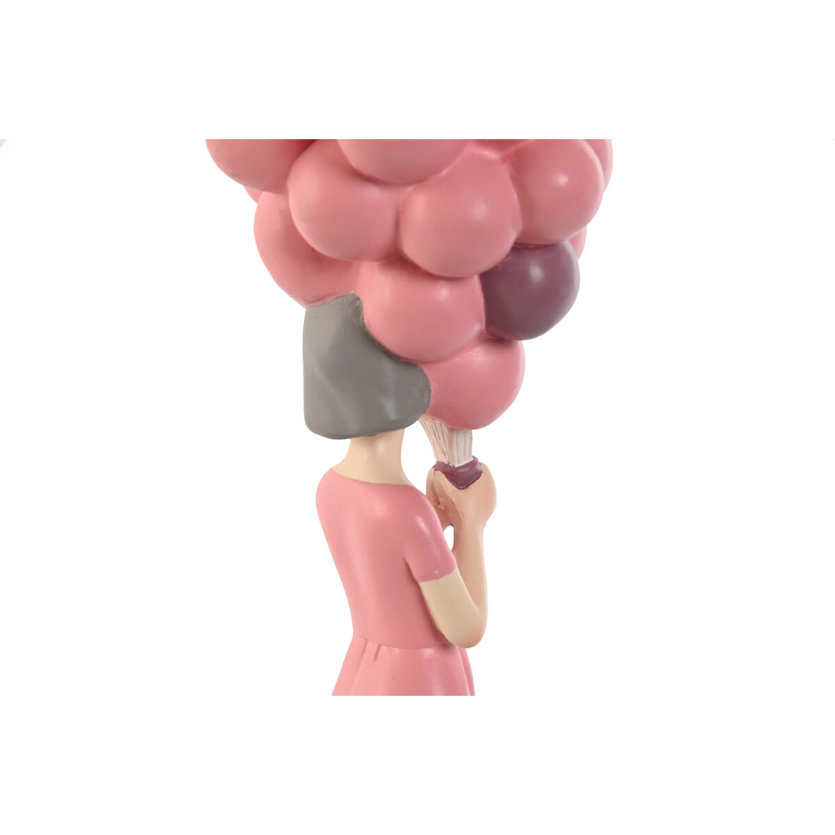 Figurine Décorative Home ESPRIT Rose Mauve chica 11 x 11,7 x 32 cm