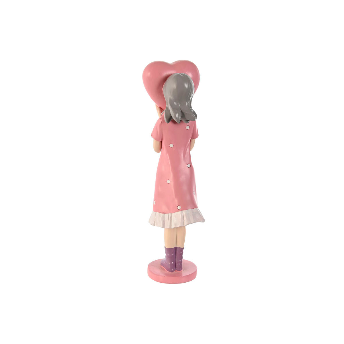 Figurine Décorative Home ESPRIT Rose Mauve chica 10 x 8,5 x 31 cm